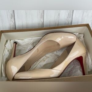 Christian Louboutin Pale Pink/Nude Heels 85mm